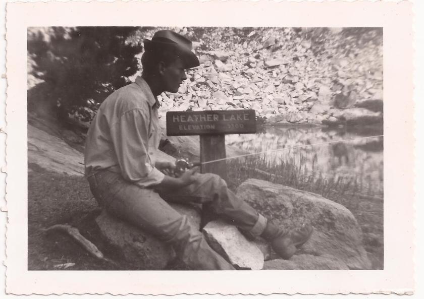 Fishing at Heather Lake Sep.1951